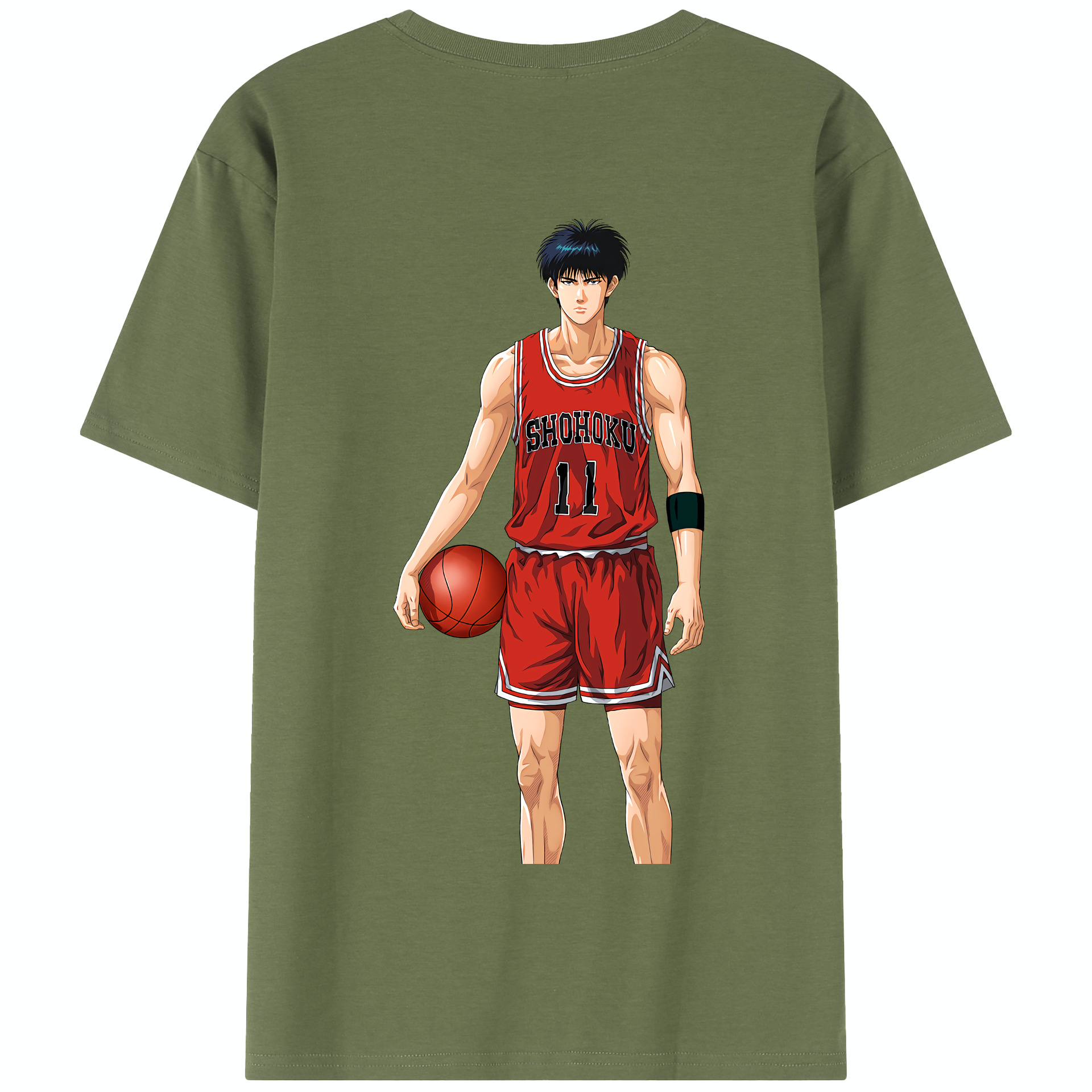 SLAM DUNK／スラムダンク 綿100％半袖Tシャツ（背面プリント）